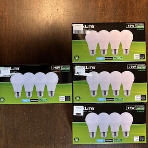 4 Pack Maxlite 10W LED Bulb = 75 watt replace A19 Daylight 5000K LED Light 75w